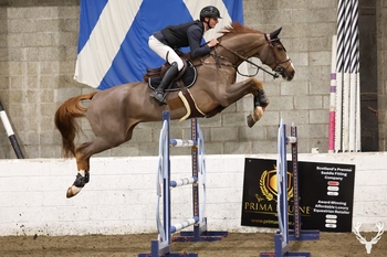 Sandy McLean lands the Winter Grand Prix at Morris Equestrian Centre’s Winter Classic with Gino F Sandy McLean lands the Winter Grand Prix at Morris Equestrian Centre’s Winter Classic with Gino F